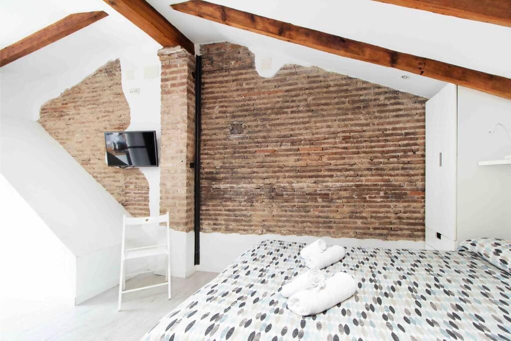 Estudio Para Parejas Con Terraza En La Playa Valencia Luaran gambar