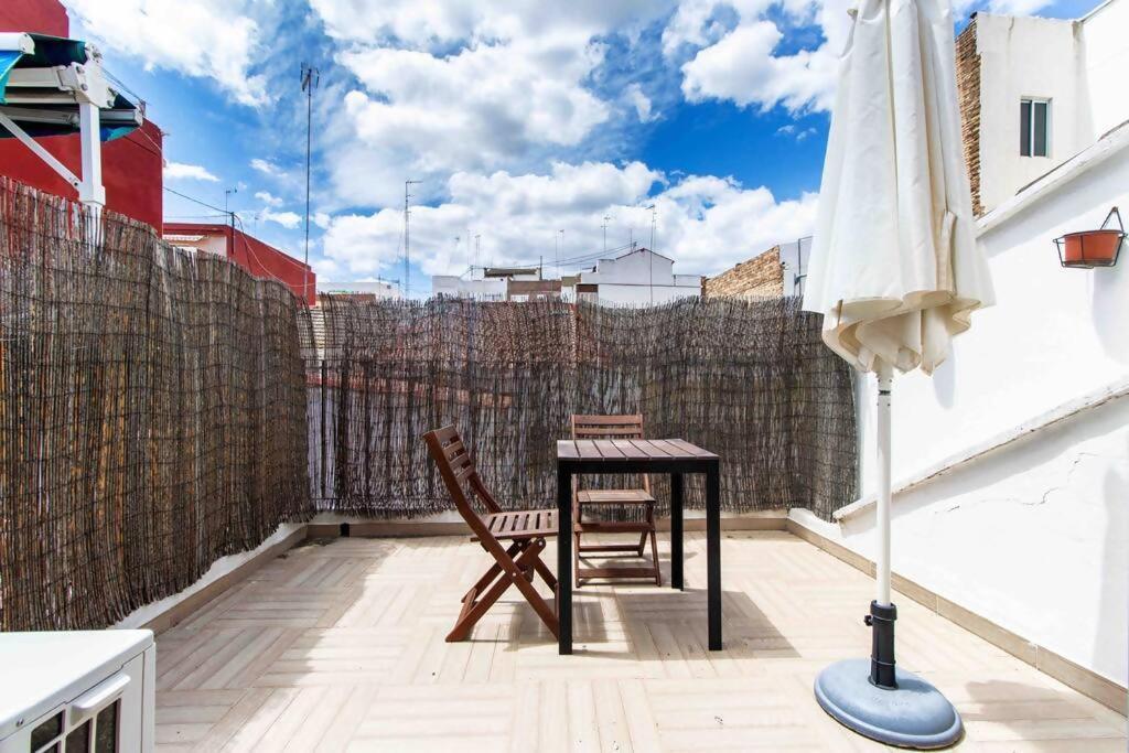 Estudio Para Parejas Con Terraza En La Playa Valencia Luaran gambar