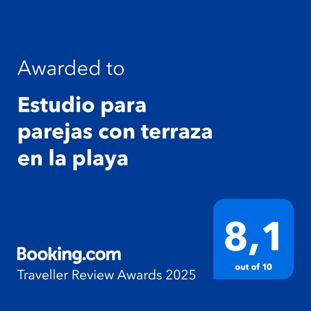 Estudio Para Parejas Con Terraza En La Playa Valencia Luaran gambar